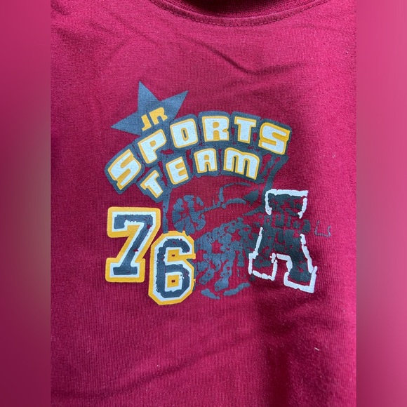 Athletic works | red long sleeve sports t-shirt | size 2 - Picture 4 of 4